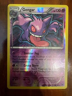 Pokemon Gengar 60/162 XY BREAKthrough Reverse Holo Rare 2015 LP/NM 👻