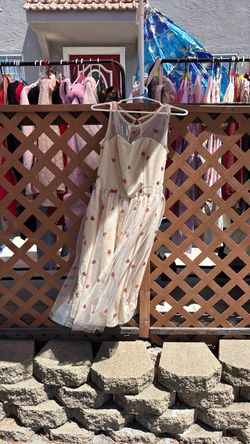 Unique Vintage Hearts Dress Size M