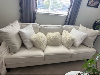 White Creme Couch