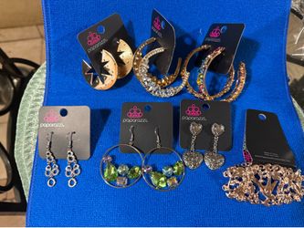 Available- Earrings and last one is a Bracelet