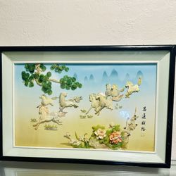 Art Piece "Horses clearing the path to wealth" Heavy.