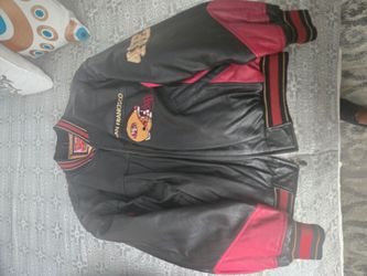 San francisco forty niner leather jacket