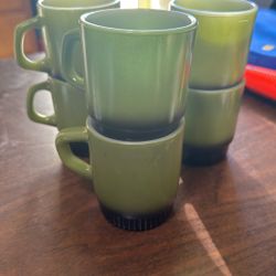 Vintage Coffee Cup 6 Cups