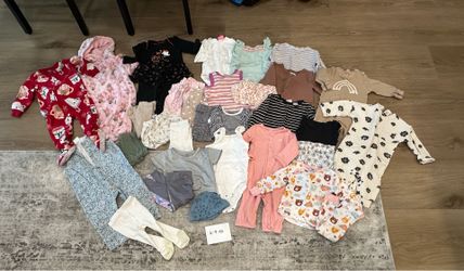 Girls 6-9 Months Clothes Bundle (31 Pieces)