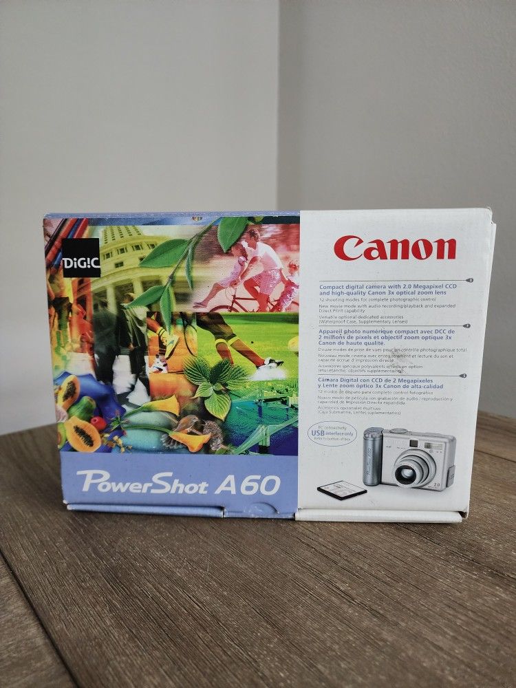 Canon Power Shot A60 Digital Camera