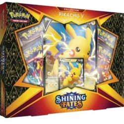Pokemon Shining fates collection Pikachu v box