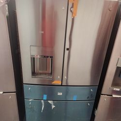 Sale Of The Week GE PROFILE 36 INCH FRENCH DOOR REFRIGERATOR 27.9 CU FT STAINLESS STEEL PVD28BYNFS