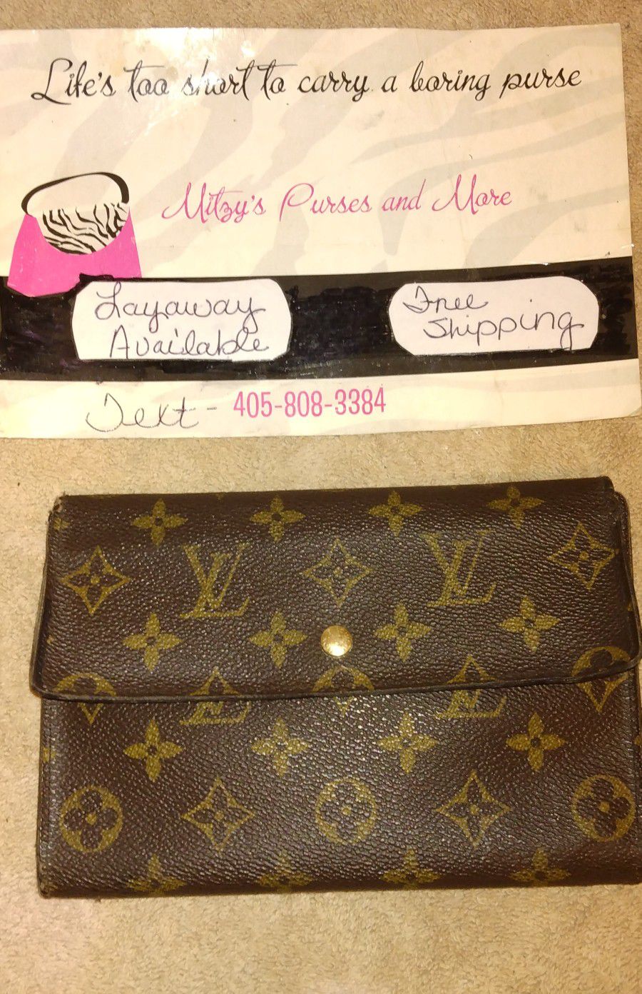 Louis vuitton wallet with serial Number M61203. Authenticity unknown. for  Sale in Saint Louis, MO - OfferUp