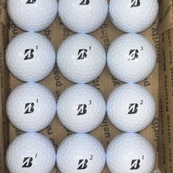 11 Bridgestone E12 Golf Balls 5/4a Lot D019