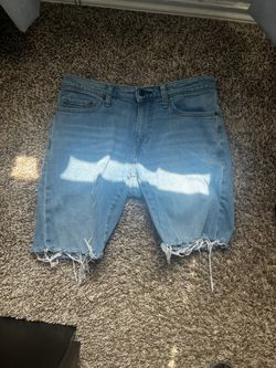 Distressed jorts