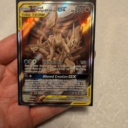 Arceus & Dialga & Palkia Gx Alternate Art