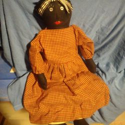 Handmade Black Baby Doll