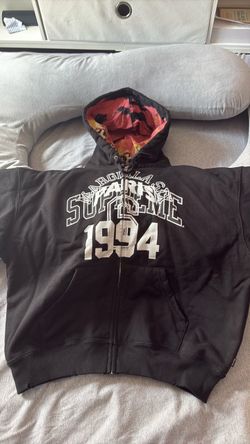 Supreme x MM6 Maison Margiela Men's Zip Up Hooded Sweatshirt