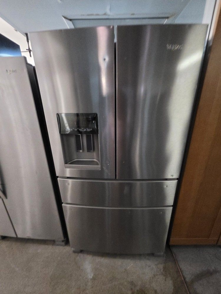 Whirlpool 4 Door Stainless Steel Refrigerator 