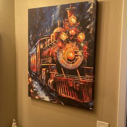 Christmas Train Wall Decor 