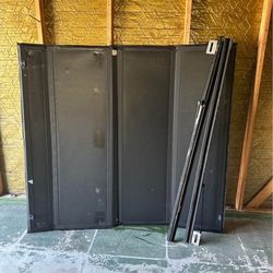 Cover for ford f 150 super crew truck with all its parts.  DeWalt mitter saw. Paint Exer