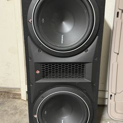 Rockford Fosgate 2x12 With Box 