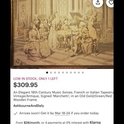 18th Century Tapestry 