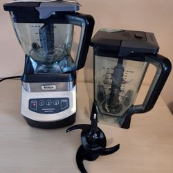 Ninja 72 oz And 40 oz Ice Crusher And Smoothie Blender Set 