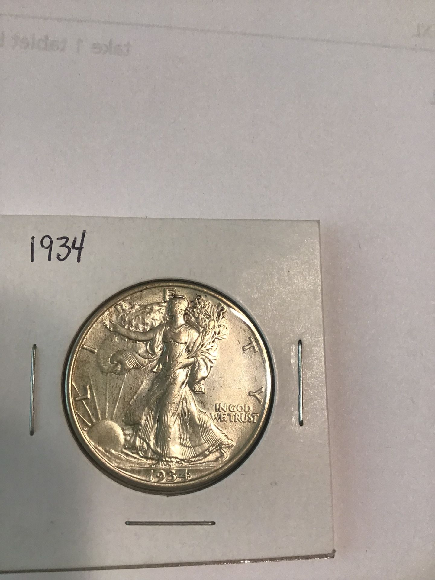 High Grade 1934 Walking Half