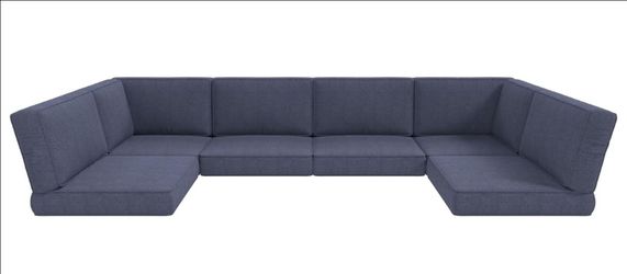 Large U-Shaped Sectional cushion and cover