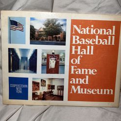 1978 MLB National Baseball Hall of Fame & Museum Booklet Book Program