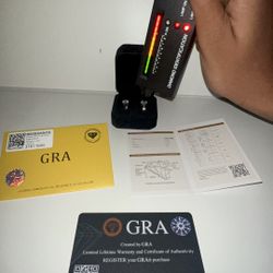 D-Color Round Brilliant Moissanite Studs (1.0ct)