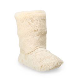 Lauren Conrad Fox Fur Boot Slippers