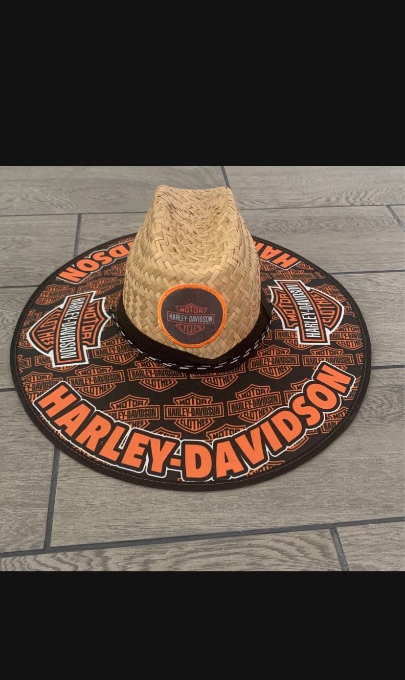 Harley Davidson Straw Hat