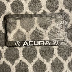 Carbon Fiber Acura License Plate