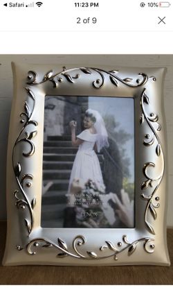 Lenox-Opal Innocence Wedding Photo Frame