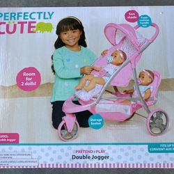 Perfectly Cute Doll Double Jogger 