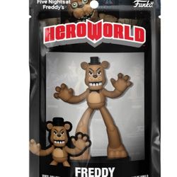 FNAF Freddy HeroWorld 3" Figure Funko Action 