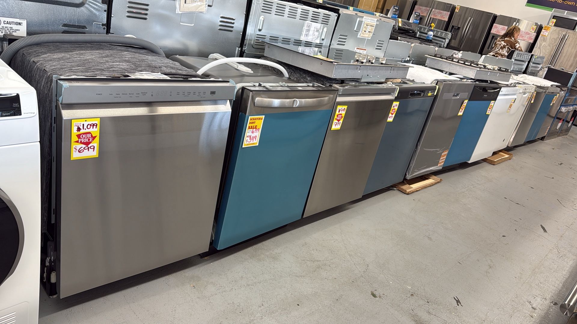 New Dishwashers 1 Year Warranty