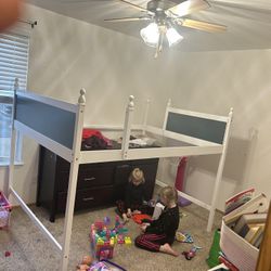 Full Size Loft Bed With Slide