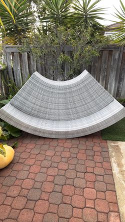 Free outdoor wicker couch