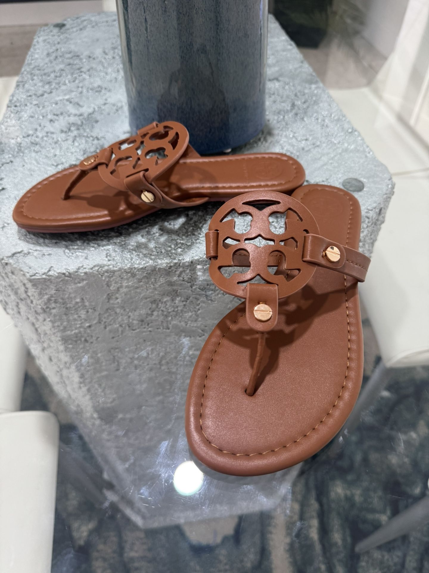 Black An Brown Sandals