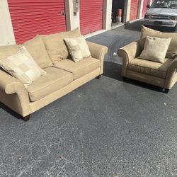 Comfy Nice Brown Sofa Set 🔥