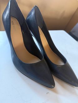 Nine West Navy Blue Pointed-Toe Pumps