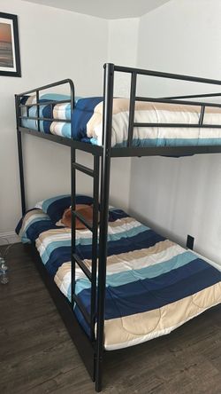 Brand new double bed.