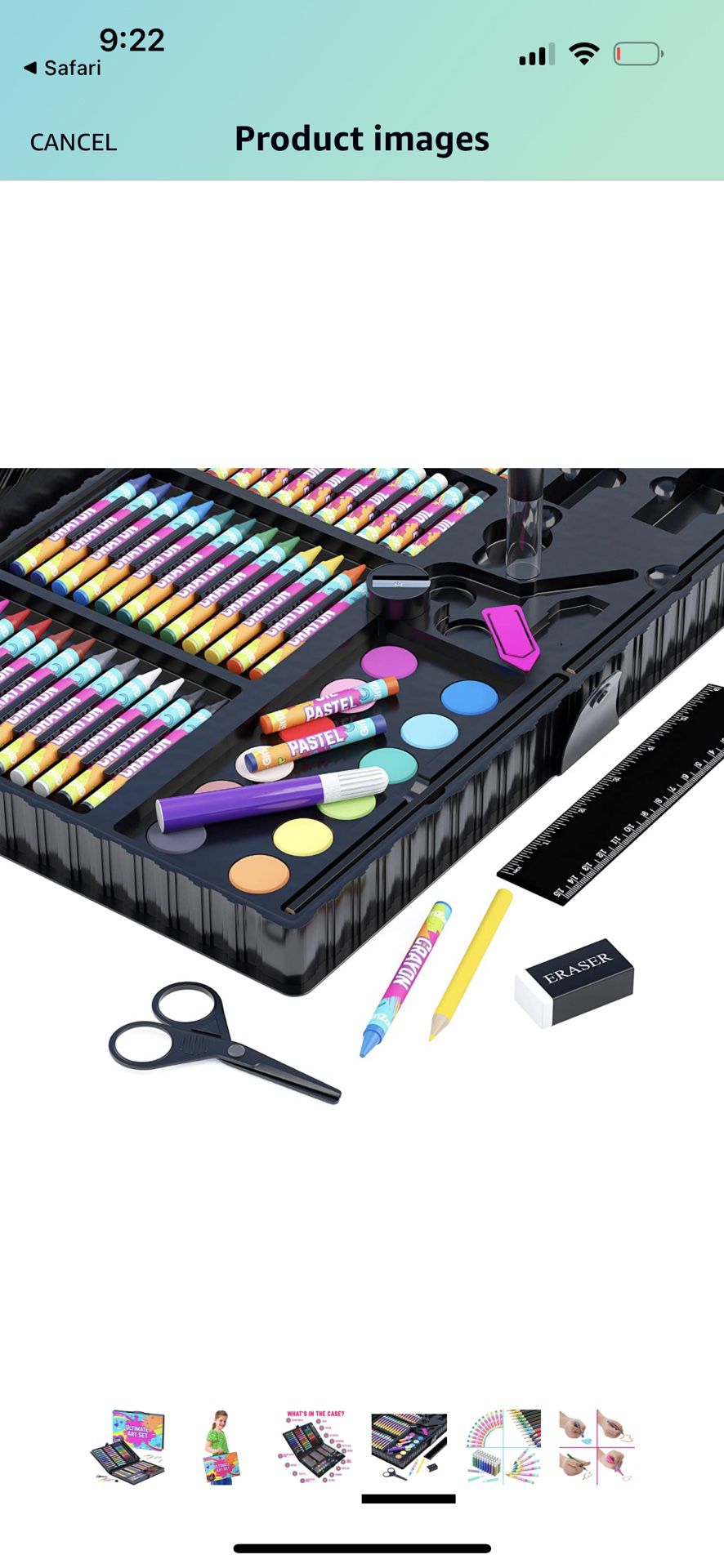  GirlZone Ultimate Art Set for Girls, 118-Piece Awesome