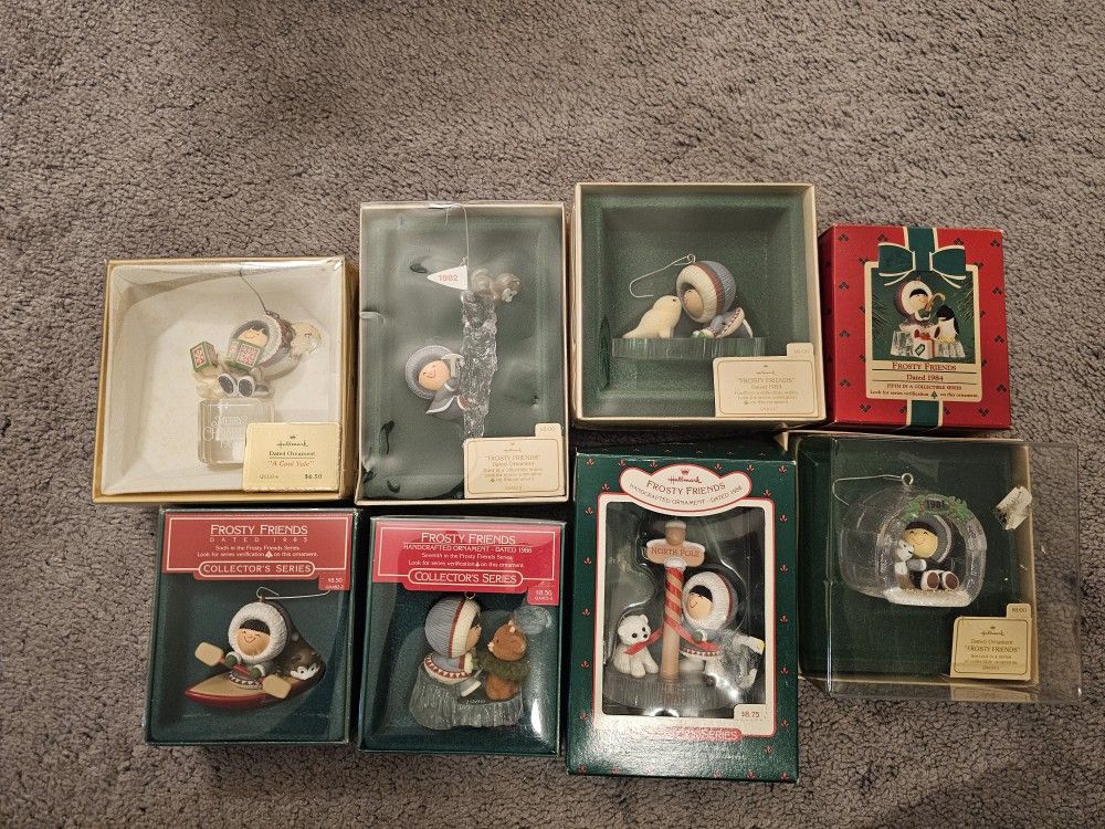 Hallmark Collectors Series Frosty Friends From 1980's
