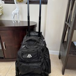 Alpha Prime Softball Bat / Ball Rolling Storage Bag Holder 