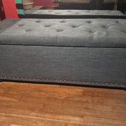 Blue Ottoman