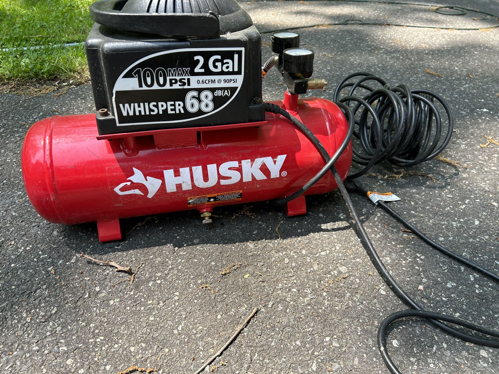 Husky whisper 68 air cheap compressor