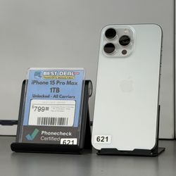 iPhone 15 Pro Max 1TB of Storage Unlocked and Fully Tested with Store Warranty and Financing Available