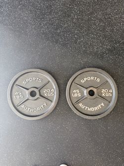 Sports Authority 45 lb Weight Plates Pair