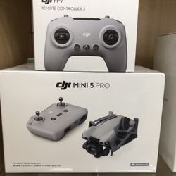 Dji Drone Mini 5 Pro Fly More Combo With RC N3 Remote Brand New 