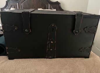 Chest Accent Trunk Vintage Wood