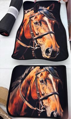 Horse mat for truck or car - tapetes para carro o troca